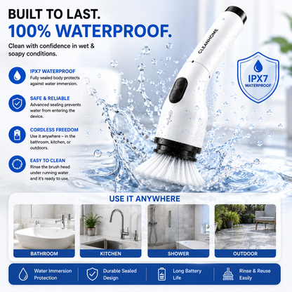 CleanNova™ 9-in-1 Electric Spin Scrubber